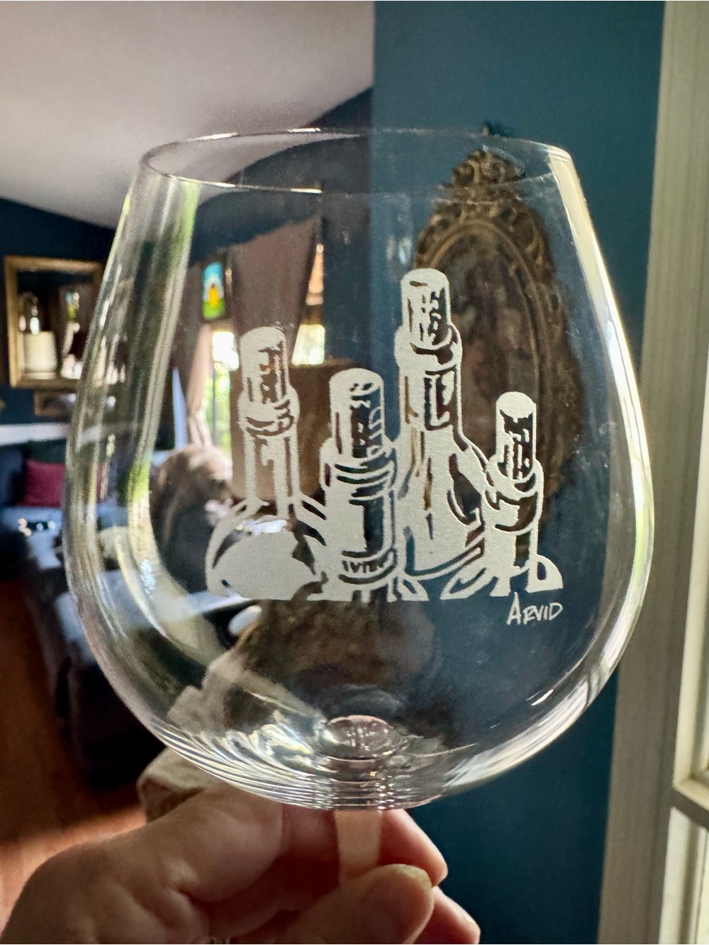 2008 Thomas Arvid “With Pride” Fleming’s Signature Wine Glasses Set of 2